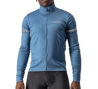 Castelli Fondo 2 Long Sleeve Cycling Jersey - AW22 - Steel Blue / Blue Reflex / Small