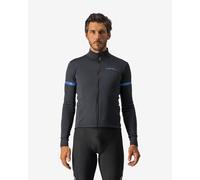 Castelli Fondo 2 Long Sleeve Jersey Light Black Reflective Blue - XXL