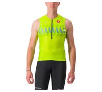 Castelli Free 2 Sleeveless Tri Jersey Yellow M Men