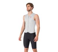 Castelli Free San Remo 3 Sleeveless Tri Suit White Black, Size XL