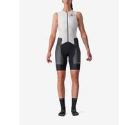 Castelli Free Sanremo Rosso Corsa Sleeveless Tracksuit White Black Women - XL