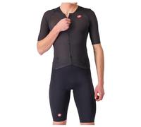 Castelli Free San Remo 3 M/c Short Sleeve Race Suit Black L Men L Black