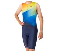 Castelli - Free Sanremo Tri Suit Sleeveless - Cycling skinsuit size S, blue