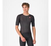Top Free Speed 3 Race Short Sleeve Jersey Black Rosso Corsa - M