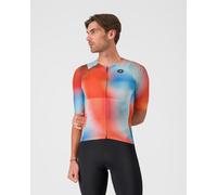 Castelli Free Speed 3 Race Short Sleeve Top Intense Orange Blue - XXL