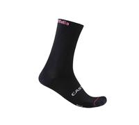 Castelli Giro d'Italia Logo 18 Socks - Black, Size S/M
