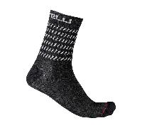 Castelli Go 15 Socks Dark Grey, Size XXL