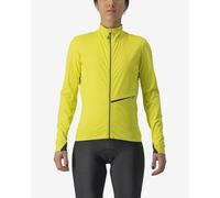 Castelli Go GORE-TEX INFINIUM™ Jacket Bright Yellow Grey Women - XS