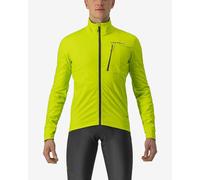 Castelli Go GORE-TEX INFINIUM™ Jacket Electric Lime Green Black - M