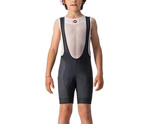 CASTELLI Kids & Teens Jr Competizione Bibshort Cycling Shorts, Black, 6 Years EU