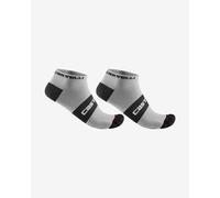 Castelli Lowboy 2 Socks Pack White (2 Pairs) - L-XL