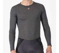 Castelli Medio Long Sleeve Base Layer - AW25 - Melange Grey / Small