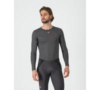 Castelli Medio Long Sleeve Base Layer - AW25 - Melange Grey / Small