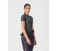 Castelli Medio Short Sleeve Base Layer Top Dark Grey Women - XL