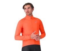 CASTELLI Men’s Emergency 3 Rain Jacket, Waterproof Protective Cycling Apparel, 360 Reflectivity for Commuting & Road Cycling, Brilliant Orange, S