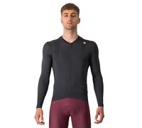 CASTELLI Men’s Espresso LS Jersey, Long Sleeve Full Zip, High-Performance Road Cycling & Biking Apparel with Back Pockets