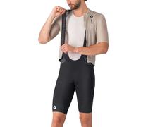 Castelli Men's Endurance 4 Bibshort, Road Cycling Bibshorts, Seat Pad & Endurance Evolution Fabric for Long-Distance Comfort, Black, X-Large