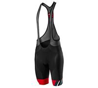 Castelli Men's FREE AERO RACE 4 BIBSHORT Shorts, black/red, XXL