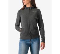 CASTELLI Milano 2 Full Zip Fleece, Men's/Women's Cycling Sweatshirt, Full Zip, Comfortable and Breathable, Perfect for Workouts and Winter Colds Dark Gray