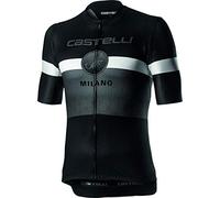 Castelli Milano Men's T-Shirt, Mens, T-Shirt, 4520021, Black, XX-Large