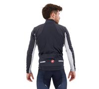 Castelli Mortirolo 6s Gore-tex Infinium™ Windstopper® Jacket M Dark Grey / Silver / Red Reflex