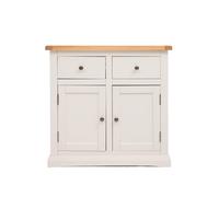 Castelli Off White 2 Drawer 2 Door Sideboard Brass Knob Cabinet Bits Off White One Size
