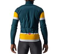 Castelli Passista Long Sleeve Cycling Jersey - Deep Teal / Goldenrod / Silver Grey / XSmall