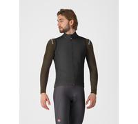 Castelli Perfetto Air Rosso Corsa Windproof Vest Light Black - M