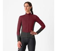 Castelli Perfetto Air Womens Jacket Deep Bordeaux/Dark Grey