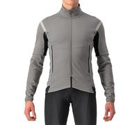 Castelli Perfetto RoS 2 Convertible Cycling Jacket - AW22 - Nickel Grey / Travertine Grey / Small