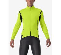 Castelli Perfetto RoS 2 Rosso Corsa GORE-TEX INFINIUM™ Jacket Electric Lime Green Grey - XL