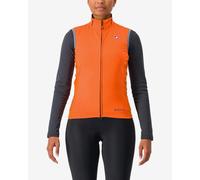 Castelli Perfetto RoS 2 Rosso Corsa GORE-TEX INFINIUM™ Windproof Vest Light Orange Women - S