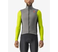 Castelli Perfetto RoS 2 Rosso Corsa GORE-TEX INFINIUM™ Windproof Vest Nickel Grey - S