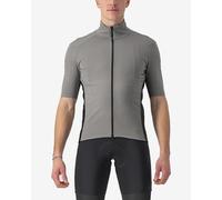 Castelli Perfetto RoS 2 Wind Rosso Corsa GORE-TEX INFINIUM™ Short Sleeve Jersey Nickel Grey - XXL