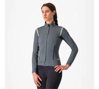 Castelli Perfetto Ros 2 Womens Cycling Jacket Urban Grey/Silver Reflex