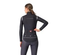 Castelli Perfetto RoS 3 Rosso Corsa Windproof Jacket Light Black Women - M