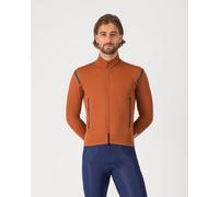 Castelli Perfetto RoS 3 Rosso Corsa Windproof Jacket Caramel Orange - L