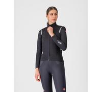Castelli Perfetto RoS 3 Rosso Corsa Windproof Jacket Light Black Women - L