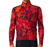 Castelli Perfetto RoS Long Sleeve Cycling Jacket - Bordeaux / Pro Red / Black / Small