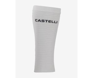 Castelli PR Rosso Corsa Leg Warmers White Black - XL