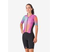 Castelli PR2 Rosso Corsa Tri Suit short sleeve violet black Women - S