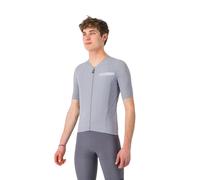 Castelli Premio Evo Short Sleeve Jersey Grey Vortex, Size XXXL