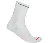 Castelli Premio Evo Womens 12 Cycling Socks White