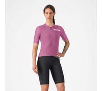Castelli Premio Evo Womens Short Sleeve Cycling Jersey Deep Purple