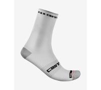 CASTELLI 4521026 ROSSO CORSA PRO 15 SOCK Men's Socks WHITE BLACK S/M