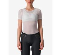 Castelli Pro Mesh Short Sleeve Base Layer Top White Women - L