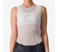 Castelli Pro Mesh Women's Sleeveless Baselayer - SS26 - White / Large