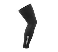 Castelli Pro Seamless Black Leg Warmers, Size S/M