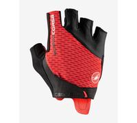 Castelli Pro V Rosso Corsa Gloves Red Black - XS