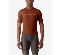 Castelli Prologo Lite Jersey short sleeve brown orange - XXL